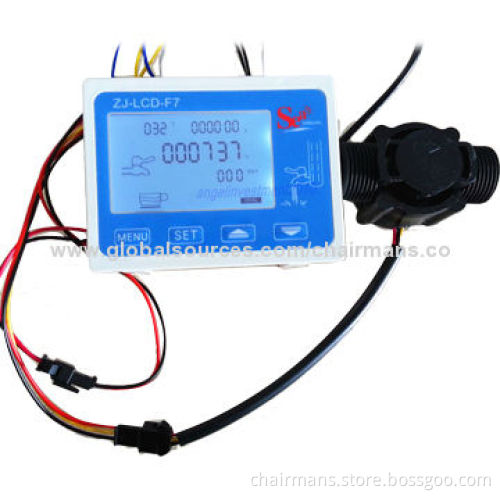 Digital Water Flow Counter, 12-24V DC Power Input